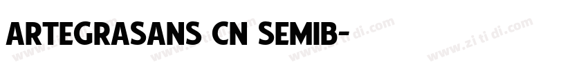artegrasans cn semib字体转换